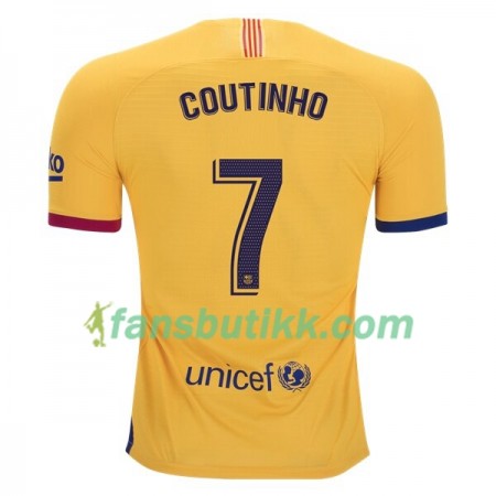 Fotballdrakt FC Barcelona Philippe Coutinho 7 Bortetrøye 2019-2020 Kortermet